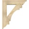 Ekena Millwork Merced Traditional Rough Sawn Bracket w/ Offset Brace, Douglas Fir, 6"W x 22"D x 26"H BKT0604X22X26MRC01RDF - alternate 2